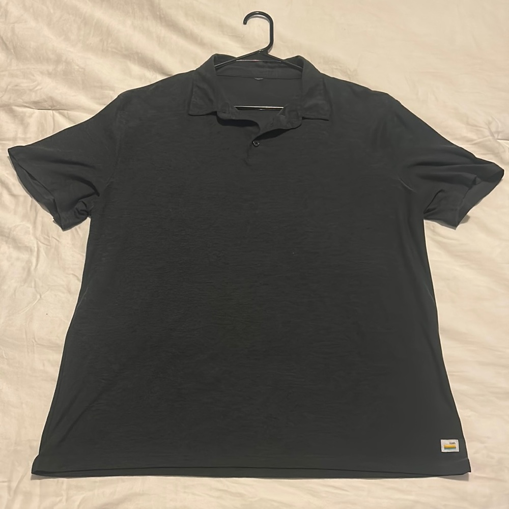 Vuori Men's Black Polo Shirt